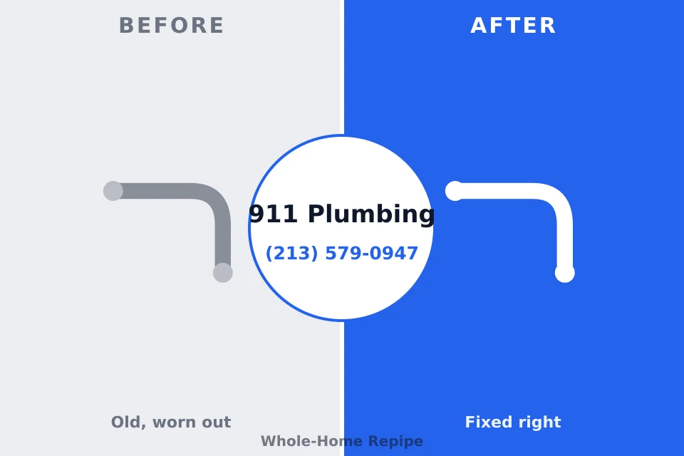 Before and after: plumbing company Ocean Pointe, HI